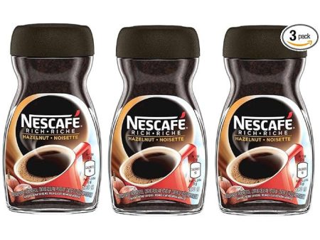 Nescafe Instant Coffee Hazelnut Pack of 3 {Imported from Canada} Online