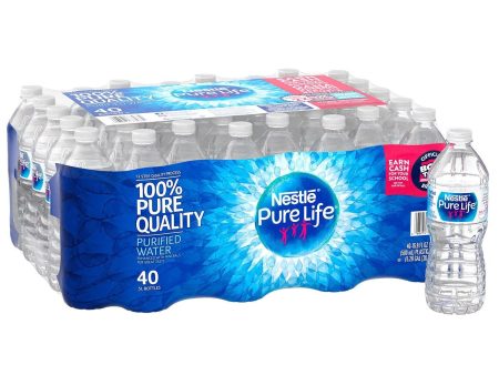 Pure Life Purified Water 16.9 fl. oz., 40 pk. Hot on Sale