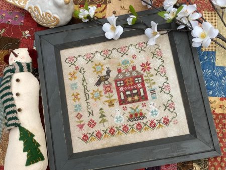 Winter Garden at Cranberry Manor - Pansy Patch Quilts and Stitchery - Cross Stitch Pattern Supply